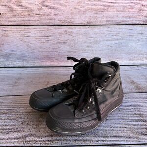 Converse Chuck Taylor All Star Winter High Top Black Women's Size 6.5 Used